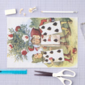  Alice in Wonderland Red Roses ontspringen Tissuepapier (Craft)