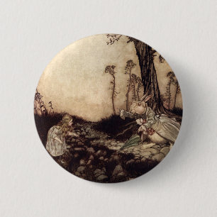 Alice in Wonderland Ronde Button 5,7 Cm