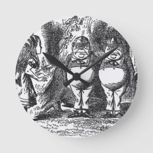 Alice in Wonderland Ronde Klok