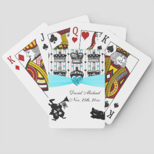 Alice in Wonderland Royal Crowns Baby shower Speelkaarten