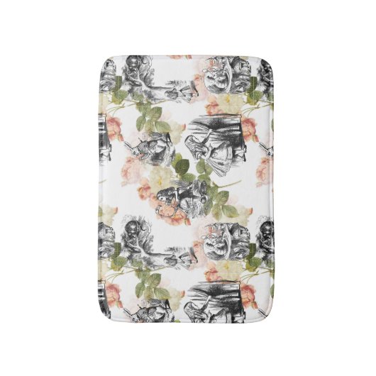 Alice in Wonderland  Rozen Bath Rug Badmat (Voorkant Verticaal)