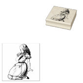 Alice in Wonderland Rubber Stamp Rubberstempel (Gestempeld)