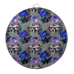 Alice in Wonderland Rups Rookt Bloemen Dartbord