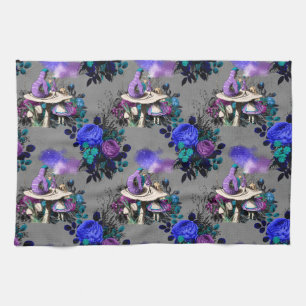 Alice in Wonderland Rups Rookt Bloemen Theedoek