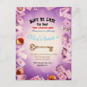 Alice In Wonderland Save The Date Uitnodigingen An (Voorkant)