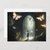 Alice in Wonderland Scene Briefkaart (Voorkant / Achterkant)