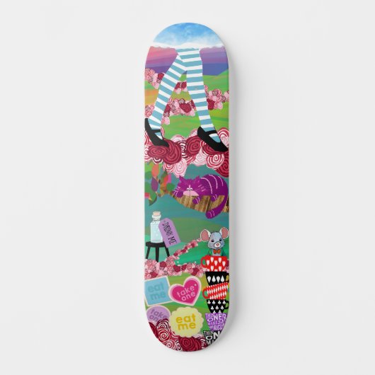 Alice in Wonderland Skateboard (Voorkant)