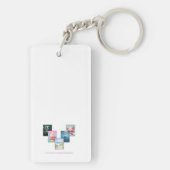 Alice in Wonderland sleutelhanger (achterkant)