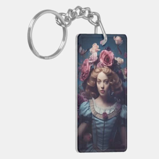Alice in Wonderland sleutelhanger (Voorkant Links)