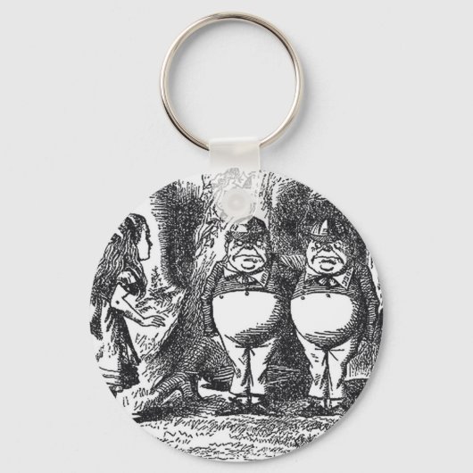 Alice in Wonderland Sleutelhanger (Voorkant)
