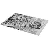 Alice in Wonderland Snijplank (Hoek)