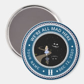  Alice in Wonderland Sobriety Medallion Magneet (Voorkant / Achterkant)