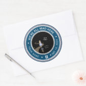 Alice in Wonderland Sobriety Medallion Ronde Sticker (Envelop)