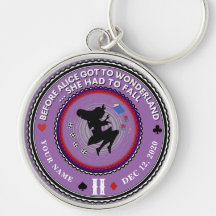 Alice in Wonderland Sobriety Medallion