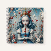 Alice in Wonderland Spiral Notitieboek - Briefpapi (Voorkant)