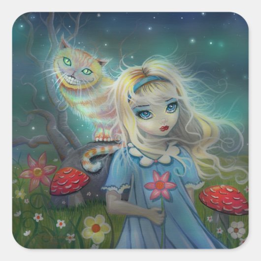 Alice in Wonderland Stickers (Voorkant)