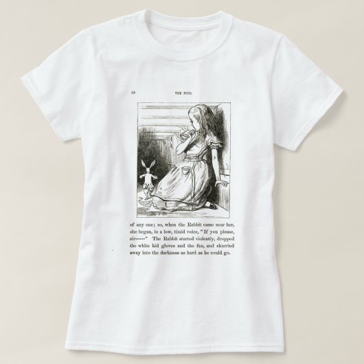 Alice in Wonderland T-Shirt (Design voorkant)