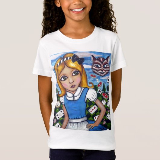 Alice in wonderland t-shirt (Voorkant)