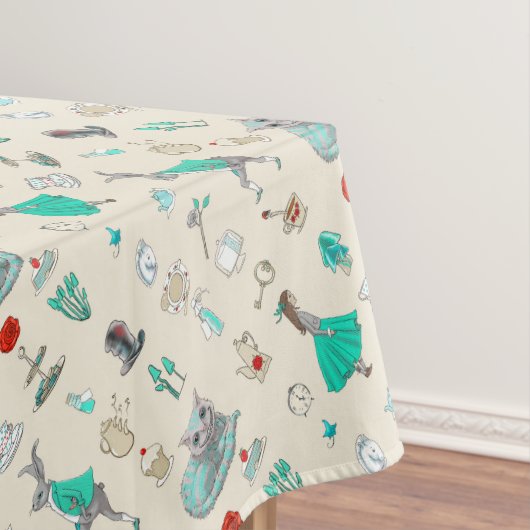 Alice in wonderland tafelkleed (Voorbeeld)