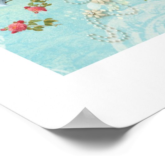 Alice in Wonderland Tea op het Poster van vier uur (Hoek)