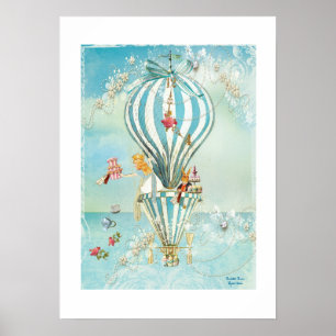 Alice in Wonderland Tea op het Poster van vier uur