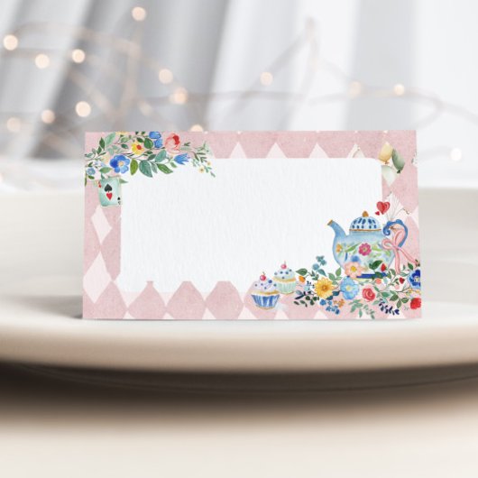 Alice in Wonderland Tea Party Anniversaire Étiquet