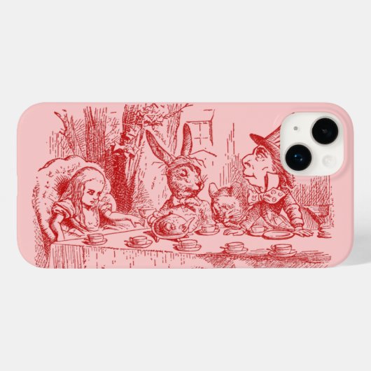 Alice in Wonderland Tea Party Case-Mate iPhone Case (Achterkant (horizontaal))