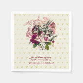  Alice in Wonderland Tea Party Custom Party Servet (Voorkant)