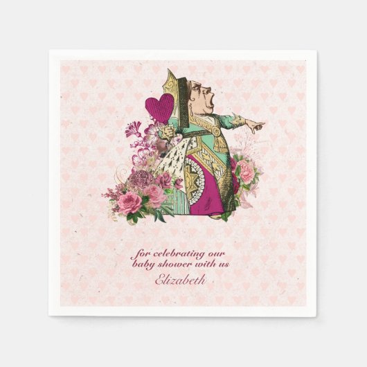  Alice in Wonderland Tea Party Custom Party Servet (Voorkant)