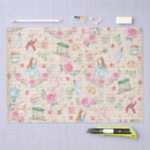  Alice in Wonderland Tea Party Decoupage Ti Tissuepapier (Craft)