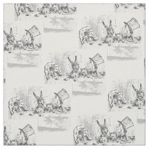  Alice in Wonderland Tea Party Fabric