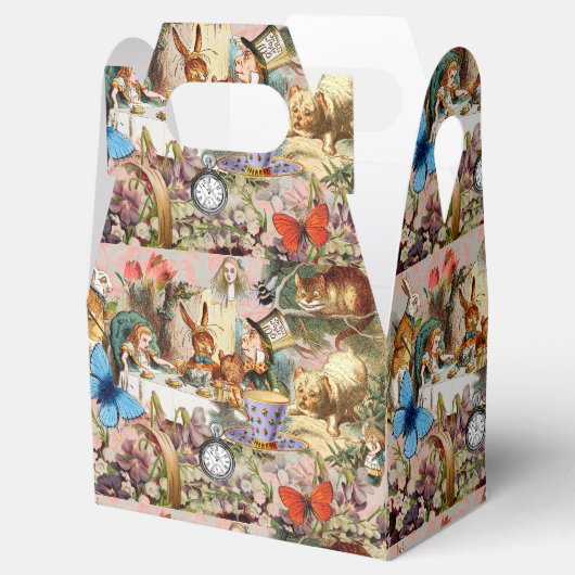 Alice in Wonderland Tea Party Kunst Bedankdoosjes (Geopend)