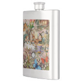 Alice in Wonderland Tea Party Kunst Flacon (Links)