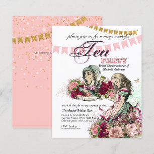 Alice in Wonderland Tea Party nodigt elke gebeurte