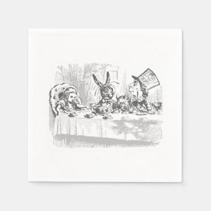Alice in Wonderland Tea Party Papier Servet