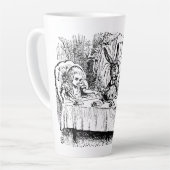 Alice in Wonderland, Tea Party Scene Latte Mok (Linkerhoek)