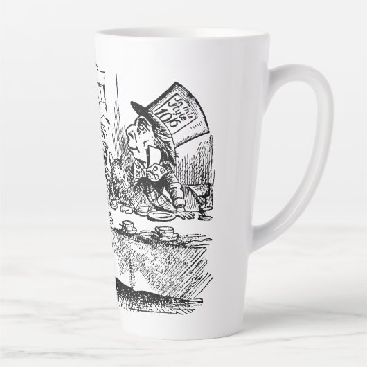 Alice in Wonderland, Tea Party Scene Latte Mok (Rechts)