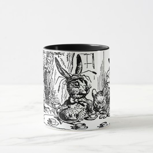 Alice in Wonderland, Tea Party Scene Mok (Midden)