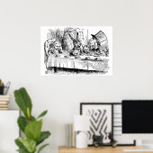  Alice in Wonderland, Tea Party Scene Poster (Thuiskantoor)