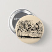 Alice in Wonderland, Tea Party Scene Ronde Button 5,7 Cm (Voorkant /achterkant)