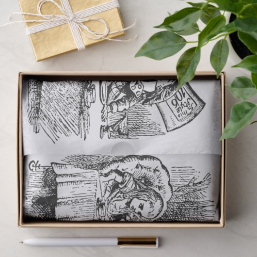  Alice in Wonderland, Tea Party Scene Tissuepapier (Geschenk)