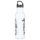 Alice in Wonderland, Tea Party Scene Waterfles (Achterkant)