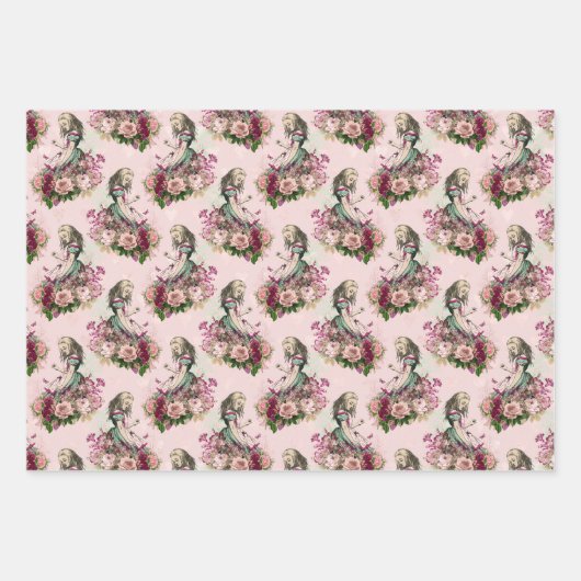 Alice In Wonderland Tea Time Wrapper Feuilles Papi (Devant)
