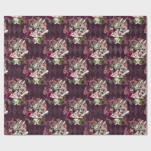 Alice in Wonderland Tea Time Wrapping Paper Cadeaupapier (Vlak)