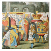 Alice in Wonderland Tegeltje (Voorkant)