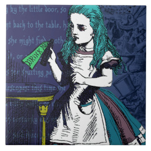 Alice in Wonderland Tegeltje