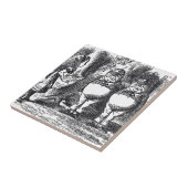 Alice in Wonderland Tegeltje (Zijkant)