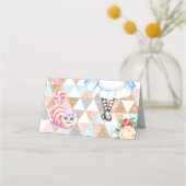 Alice in Wonderland Tent Place Card (Achterkant)