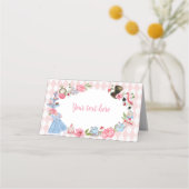Alice in Wonderland Tent Place Card (Voorkant)