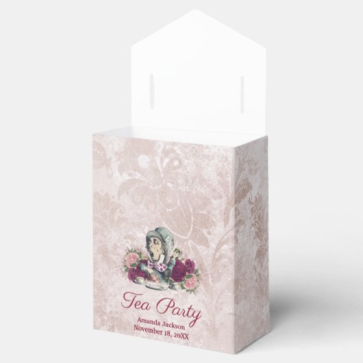 Alice in Wonderland The Mad Hatter Tea Party Bedankdoosjes (Geopend)